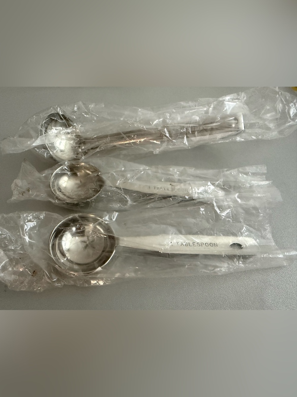 Stainless Steel Measuring Spoon Set - Silver